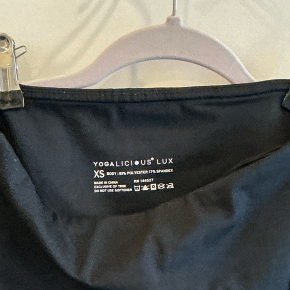 Yogalicious Lux Midnight Black Activewear - Picture 2 of 2